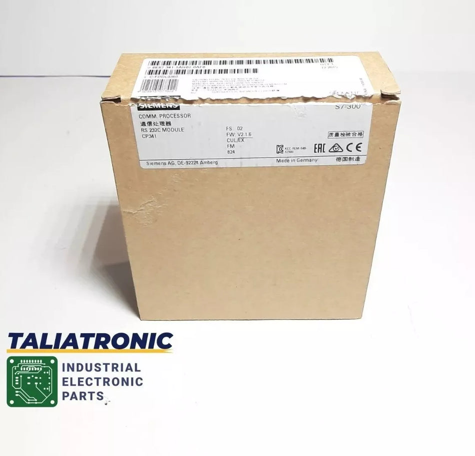 Siemens Simatic S7 300 6ES7 341-1AH02-0AE0 communication module CP341 RS232