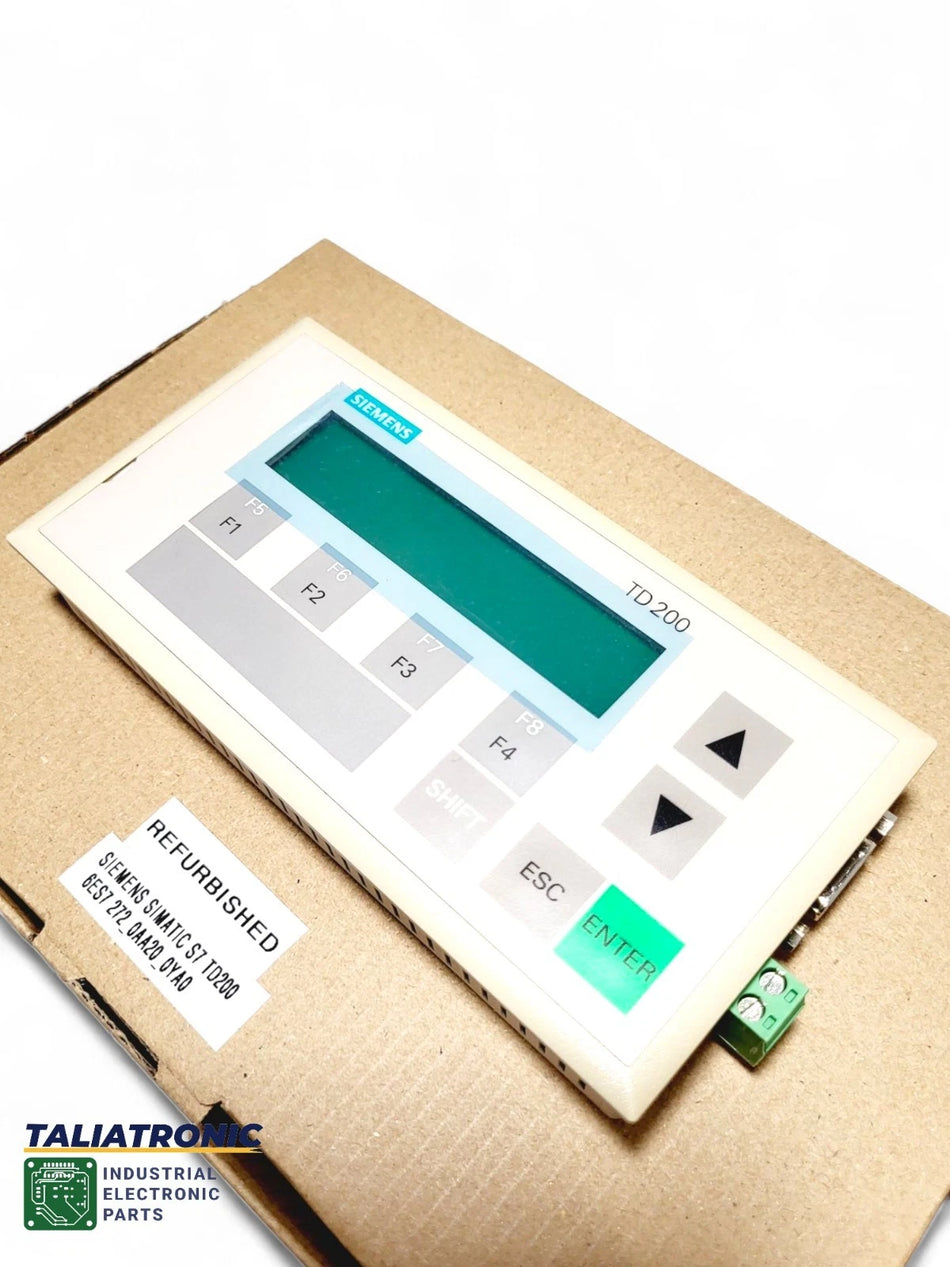 Siemens Simatic S7 TD200 Text Panel 6ES7 272-0AA20-0YA0 / 6ES7272 Refurbished