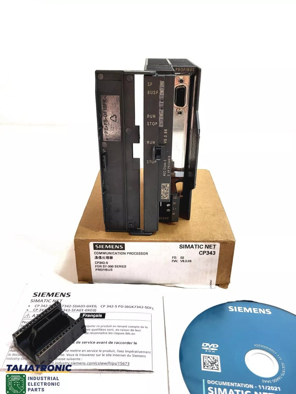 Siemens S7-300 Simatic Net CP 342-5 communications processor 6GK7 342-5DA03-0XE0
