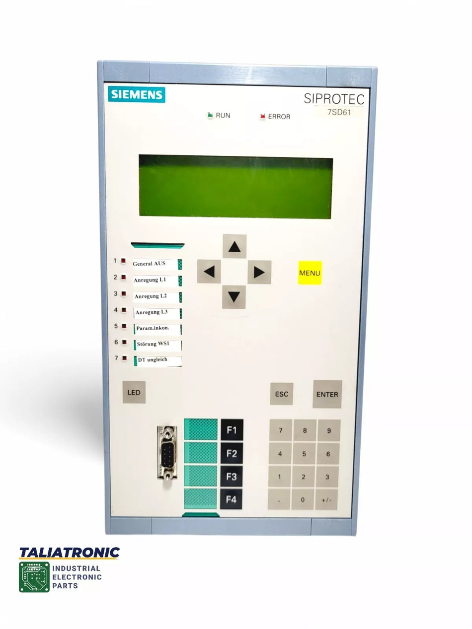 Siemens Siprotec 7SD61 Line Differential Protection 7SD6101-6BA99-0BE0/EE