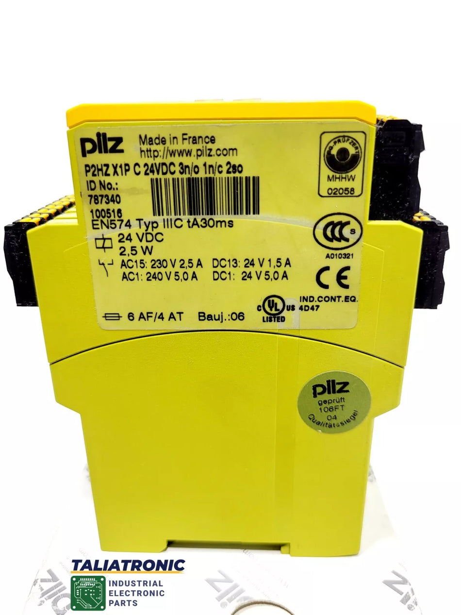 Pilz Pnoz Sicherheitsrelais P2HZ X1P C 24VDC 3n/o 1n/c 2so /787340/Safety Relay