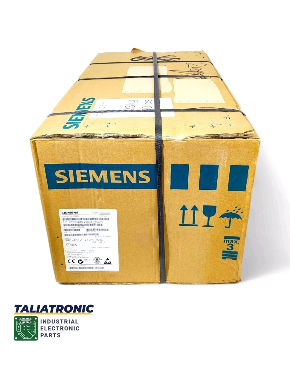 SIEMENS HVAC frequency converter 6SE6436-2BD31-8DA0 / 380-480V/18.5KW / New