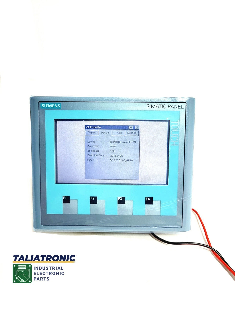 Siemens Simatic Touch Panel KTP400 Basic 6AV6647-0AK11-3AX0/6AV6 647-0AK11-3AX0