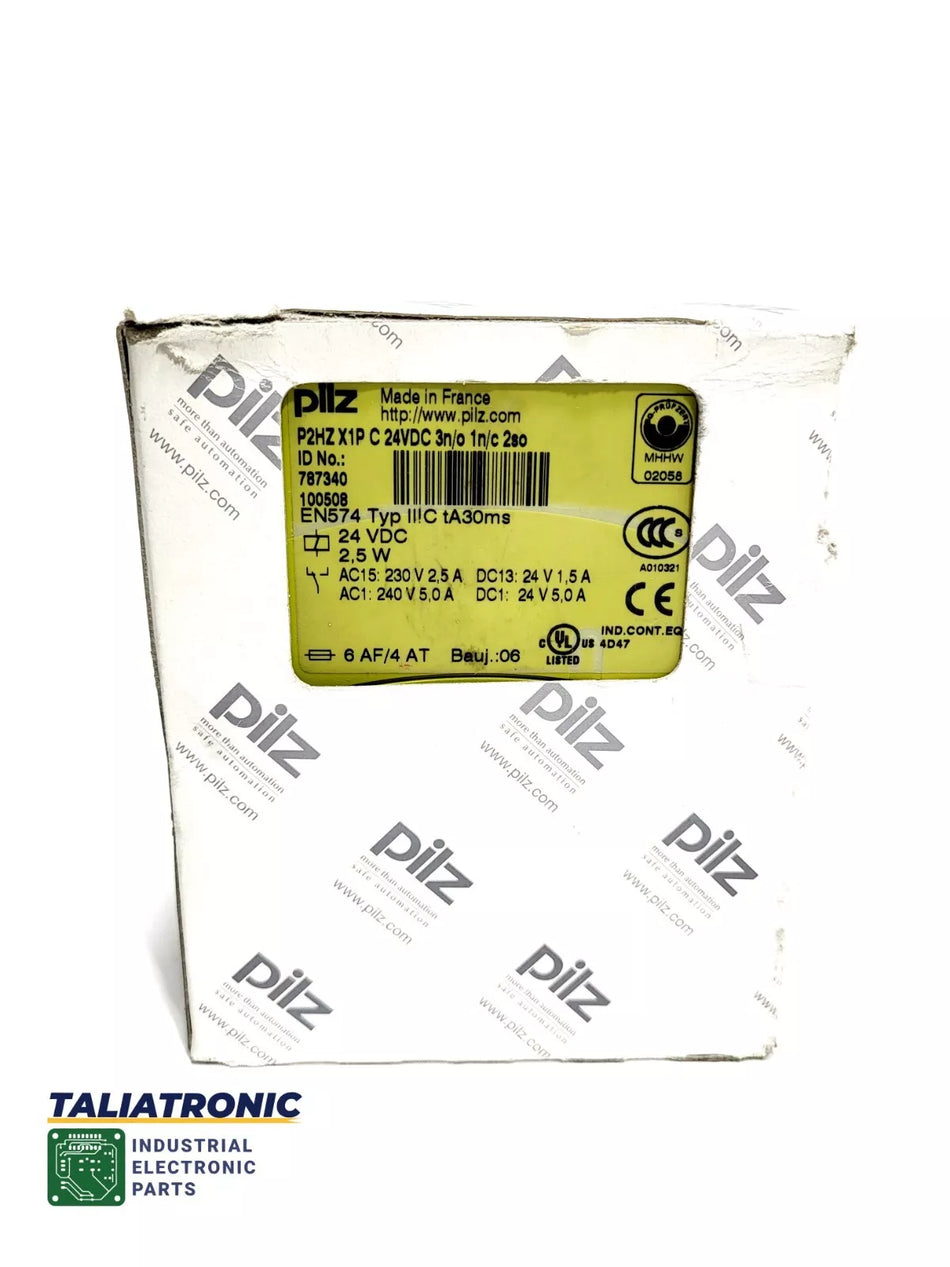 Pilz Pnoz Sicherheitsrelais P2HZ X1P C 24VDC 3n/o 1n/c 2so/ 787340