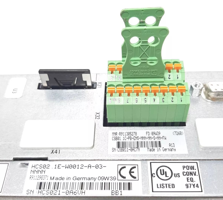 Rexroth Indradrive HCS02.1E-W0012-A-03- NNNN. + CSB01.1C-PB-ENS-NNN-L2-S