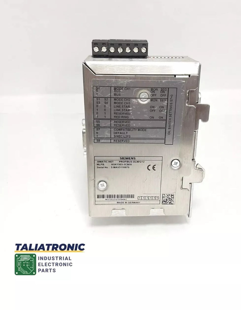Siemens Simatic Net Profibus OLM/G12 6GK1503-3CB00/ Simatic Net 6GK 1503-3CB00