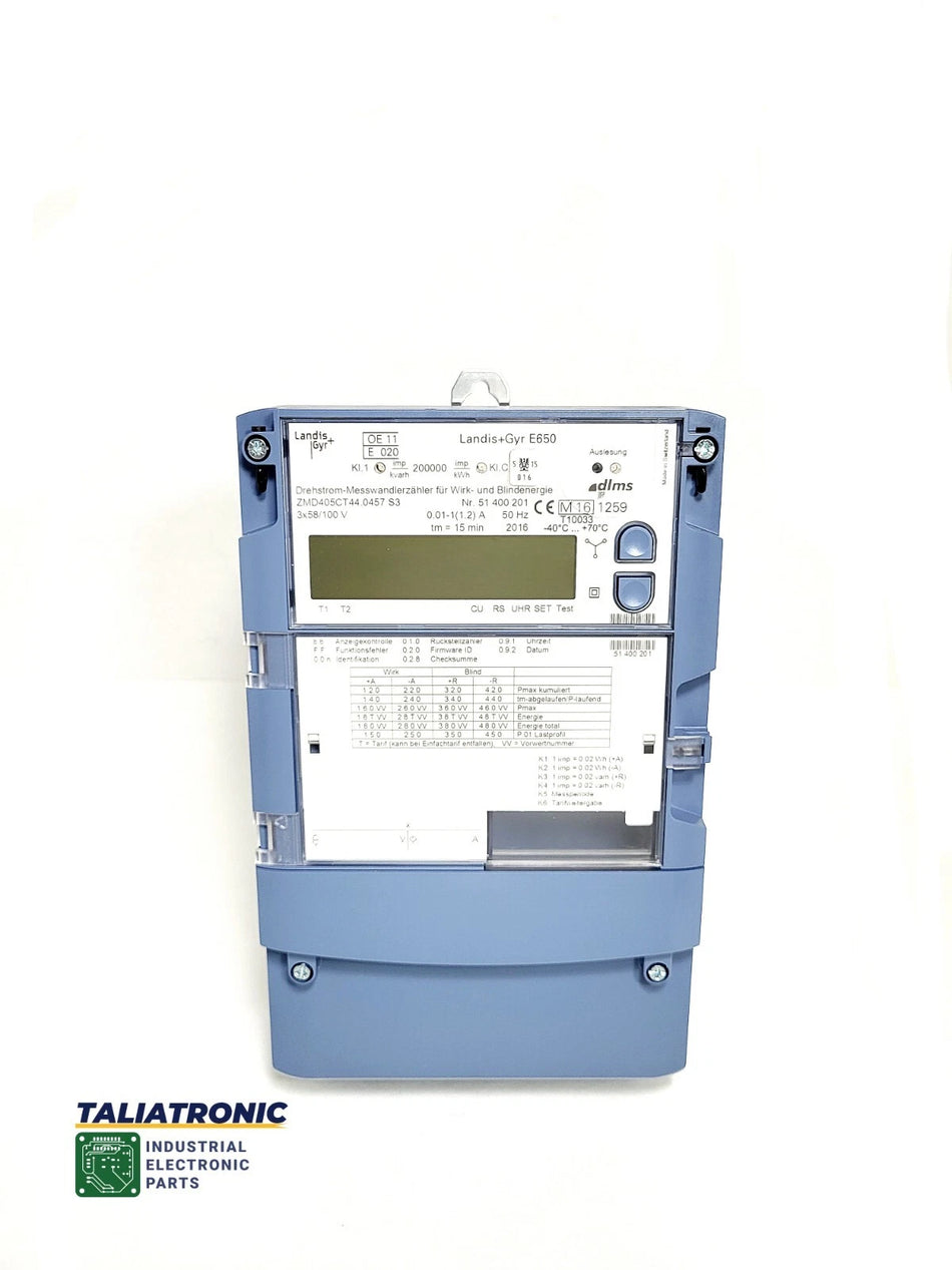 LANDIS+GYR E650 Messwandlerzähler für Wirk und Blindenergie ZMD405CT44.0457 S3