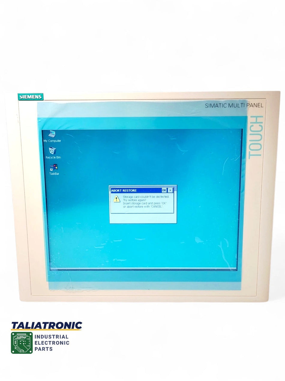 Siemens Simati MP370 Multipanel Touch 6AV6 545-0DA10-0AX0 /6AV6545-0DA1 ES:10/11