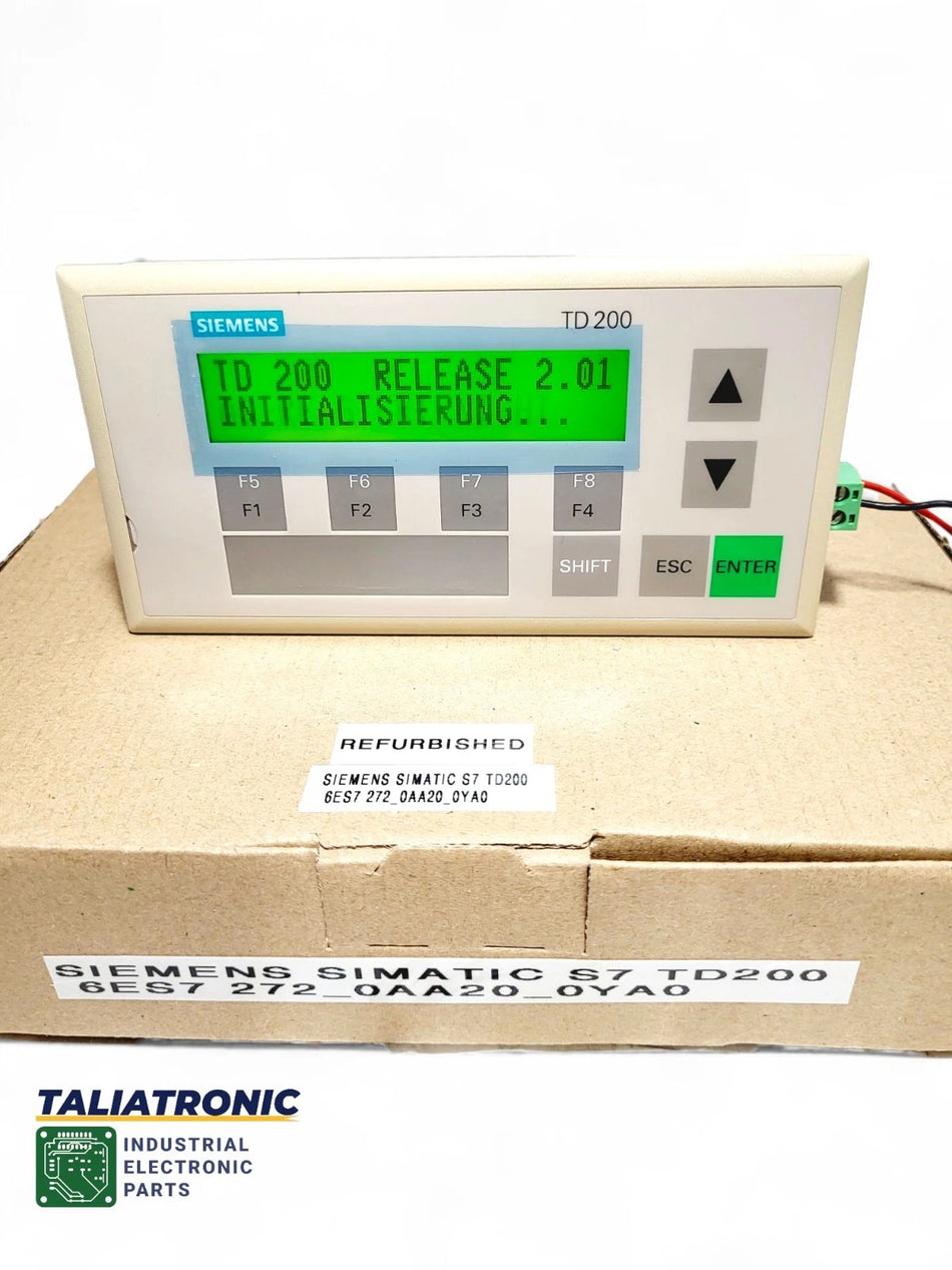 Siemens Simatic S7 TD200 Text Panel 6ES7 272-0AA20-0YA0 / 6ES7272 Refurbished