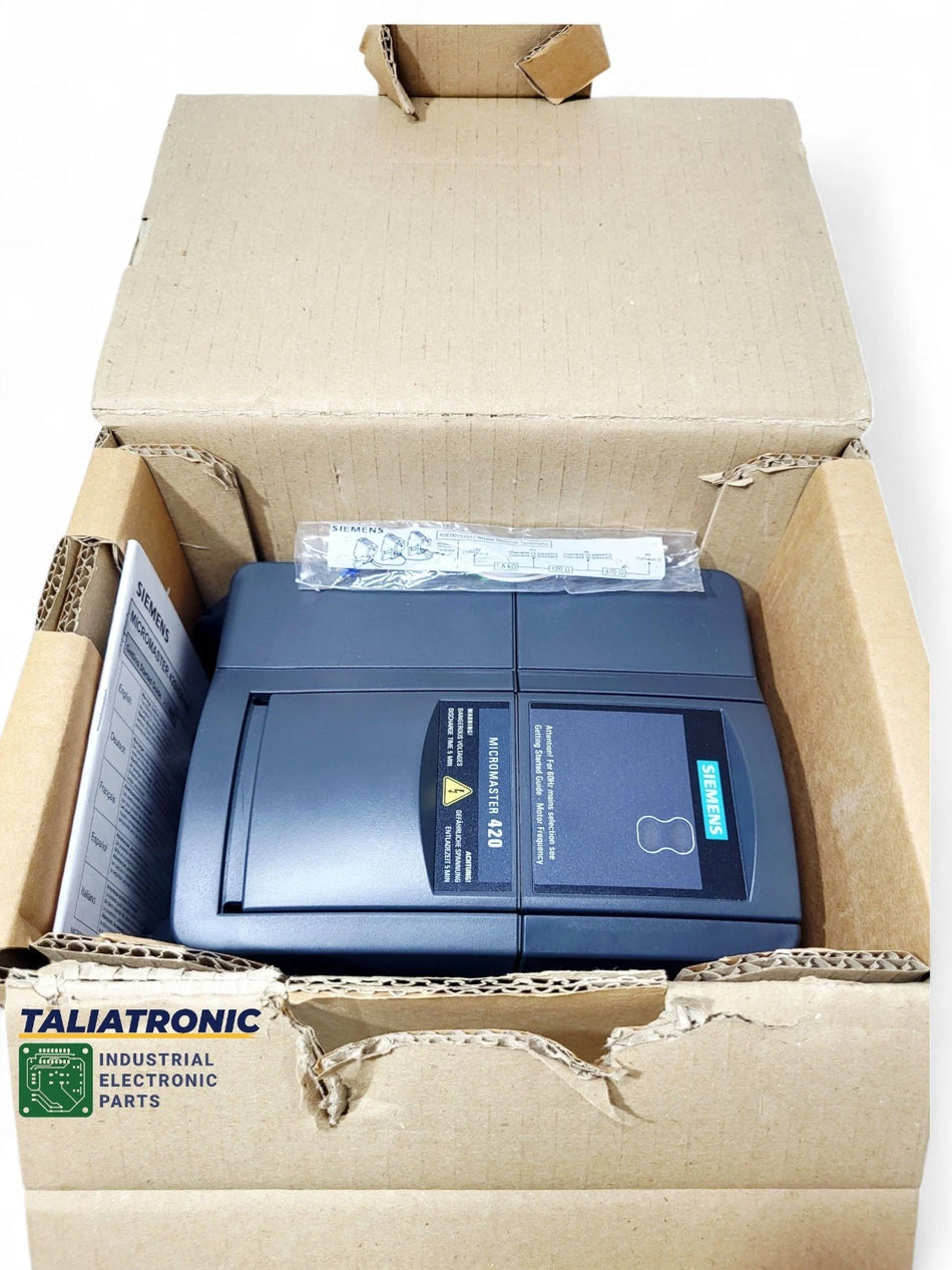 SIEMENS MICROMASTER 420 Frequenzumrichter 6SE6420-2UC22-2BA1 VersionE01/1.20 NEU