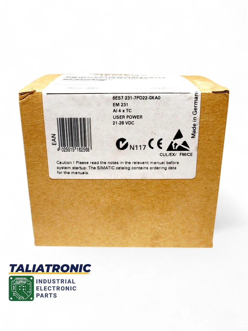 Siemens Simatic S7-200 Analogmodul 6ES7 231-7PD22-0XA0 /6ES7231-7PD22-0XA0 /Neu