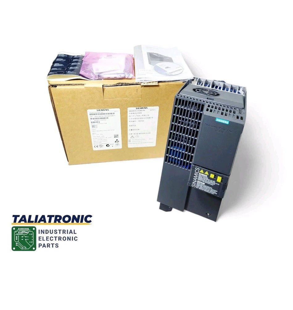 Siemens Sinamics G120C PN frequency converter 6SL3210-1KE22-6AF1 Version A06 / New