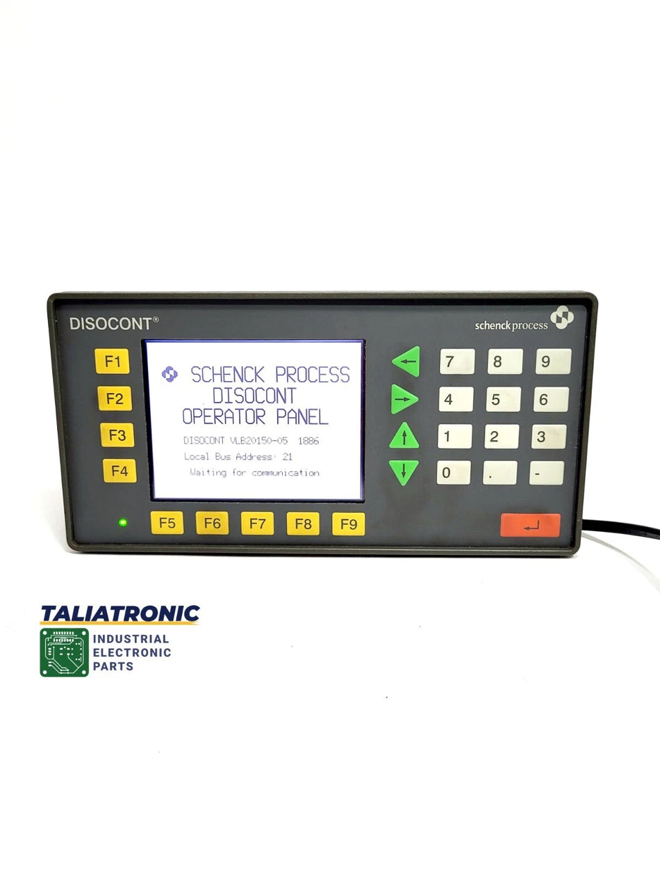 Schenck Process Disocont control panel VLB 20105 V003048.B02 Weighing &amp; Dosing Systems