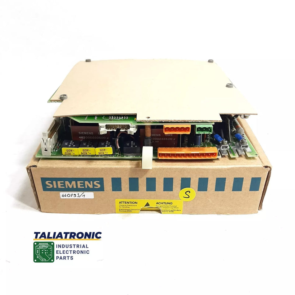 Siemens 6SC6108-0SN00 SIMODRIVE Power Module / Simodrive 610/ 462 011.9087.00 H