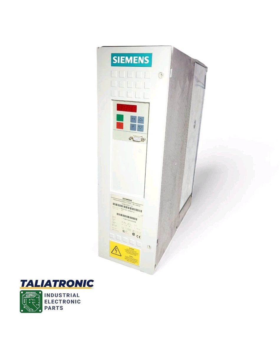 Siemens Simovert VC frequency converter 6SE7021-3EB61-Z / 6SE7021-3EB61-ZE Stand A
