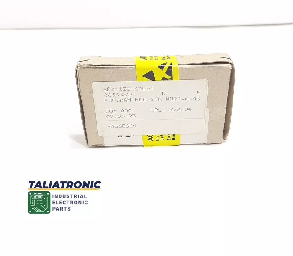 Siemens Sinumerik 6FX1123-6AL01/850 PLC memory module RAM memory