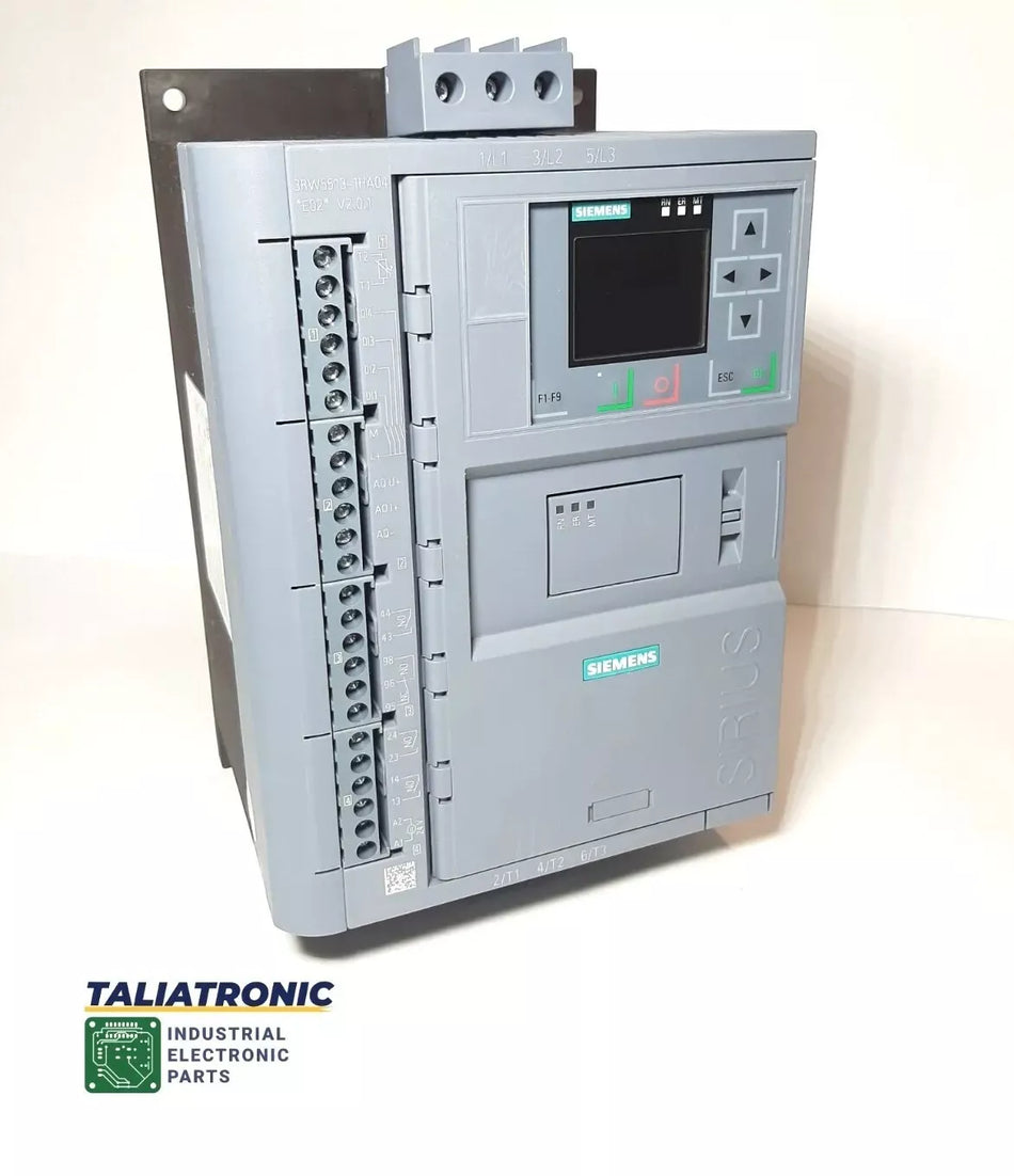 SIEMENS SIRIUS Sanftstarter 3RW5513 1HA04 / 3RW5980-0HF00 Hmi Modul High-Feature