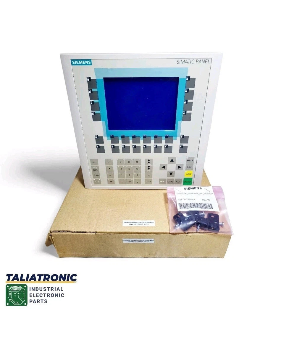 Siemens Simatic OP170B Mono Operator Panel 6AV6 542-0BB15-2AX0 / 6AV6542-0BB15-2