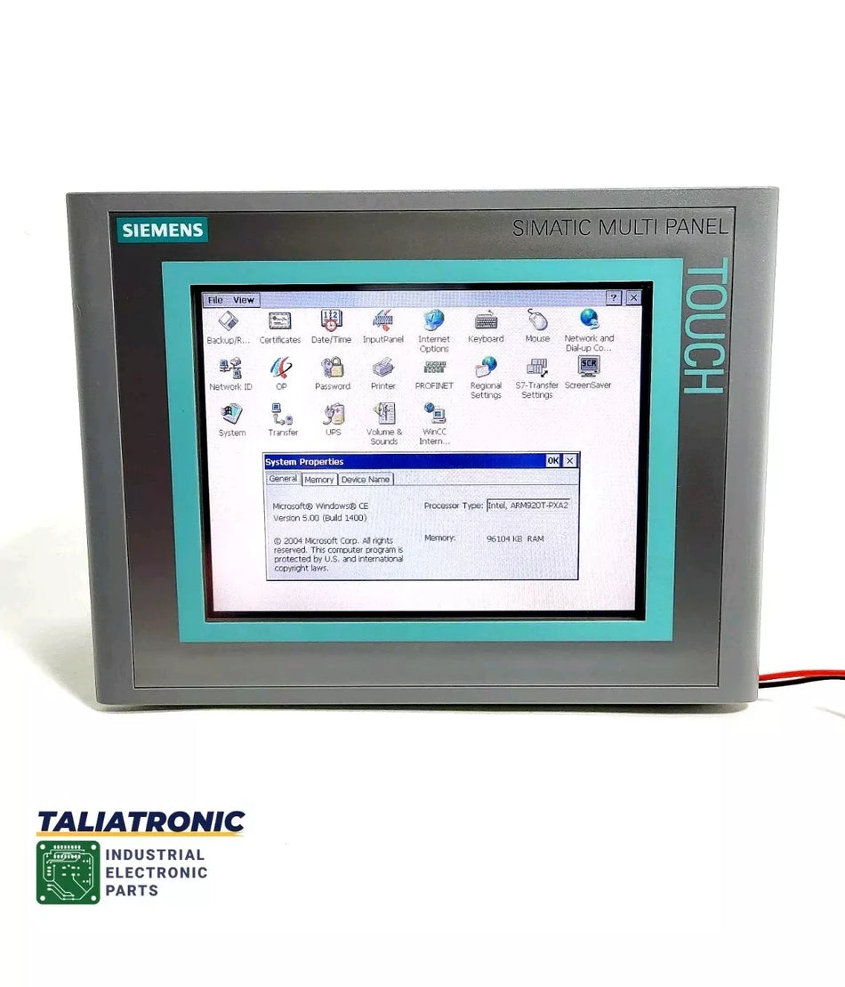 Siemens Simatic touch panel MP277 6AV6 643-0CB01-1AX1 / 6AV6643-0CB01-1AX1 E:16