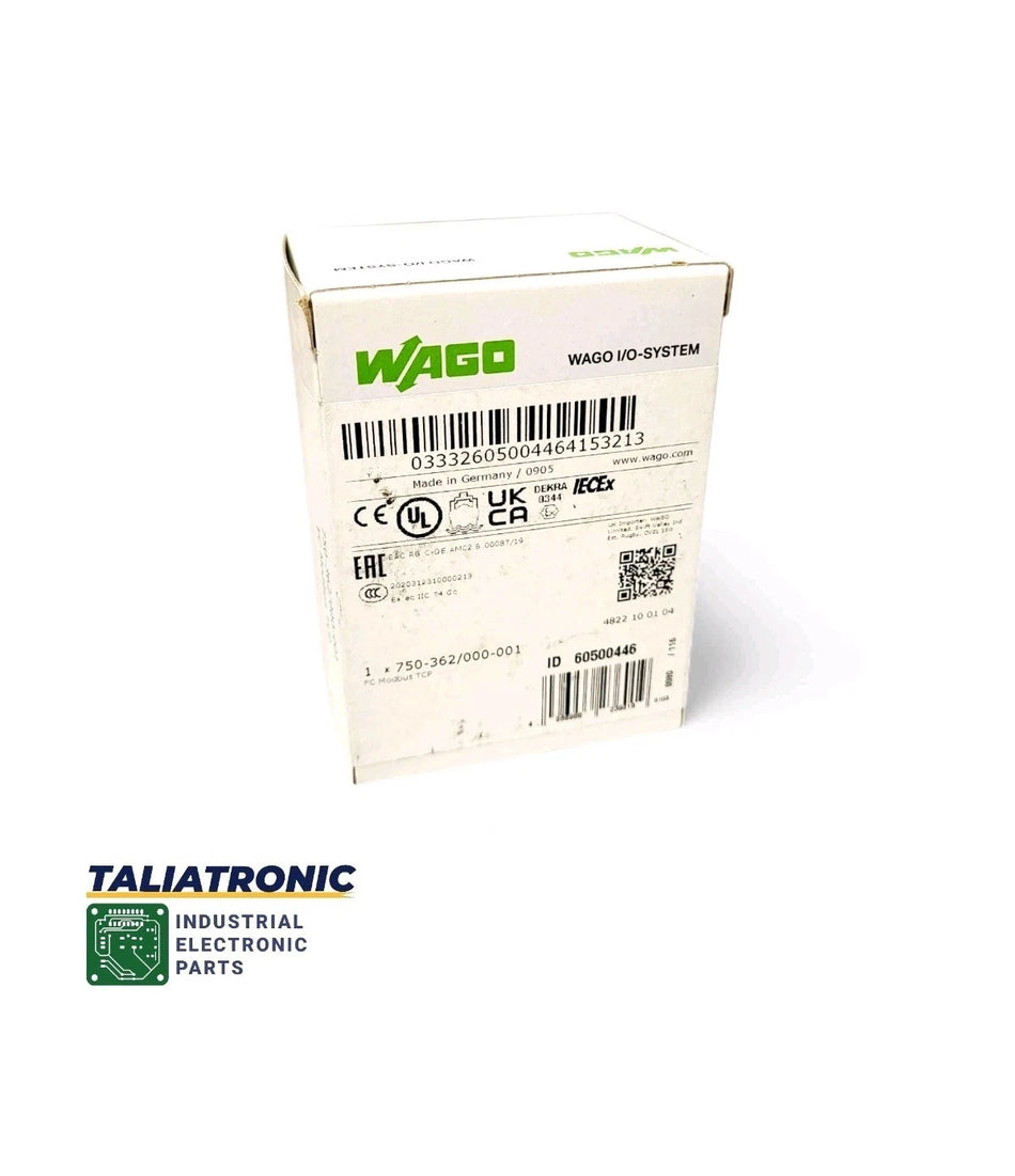 Wago 750-362/000-001 Feldbuskoppler Modbus TCP / Wago FC Modbus TCP | Neu / New