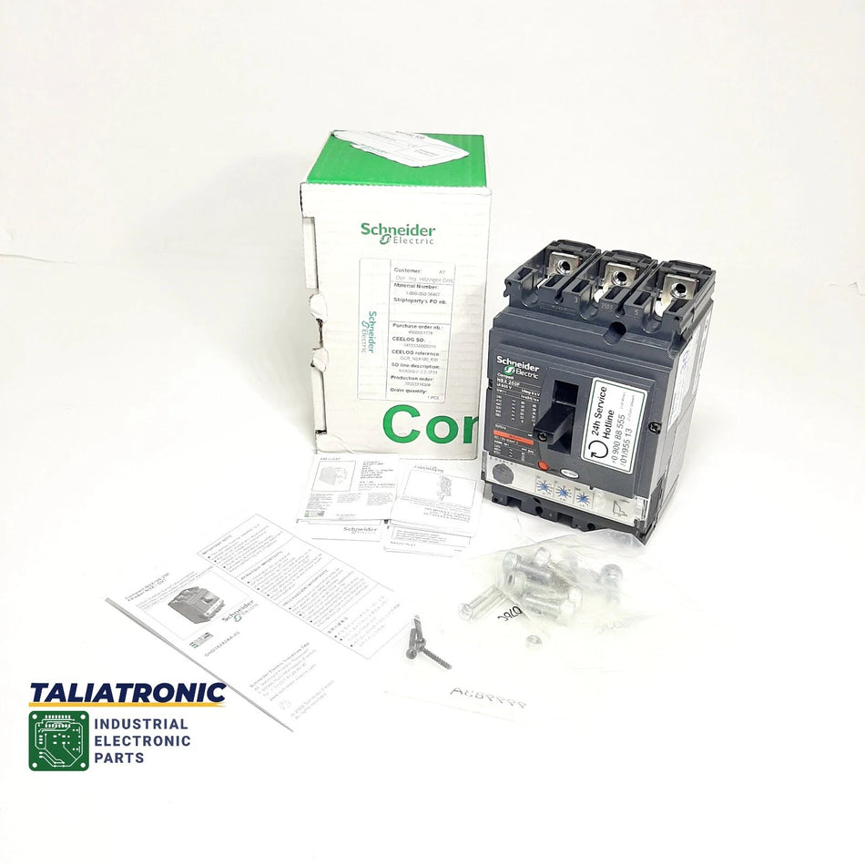 Schneider Electric circuit breaker NSX100-160-250 F/N/H/ NA / New with accessories